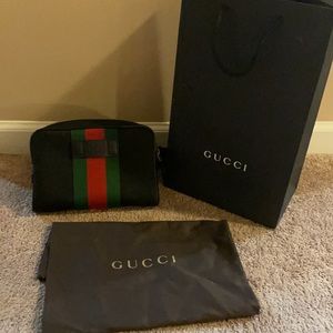 Gucci Bags | Messenger Fanny Pack Belt Waist Canvas Cross Body Bag, Black